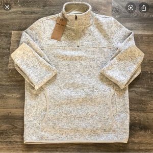 Fleece quarter-zip pullover